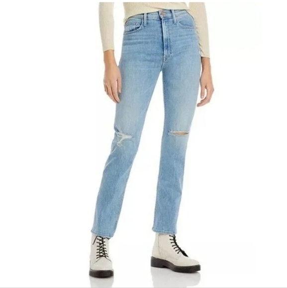MOTHER Denim - Mother High Waisted Rider Skimp Jeans in Dreamer